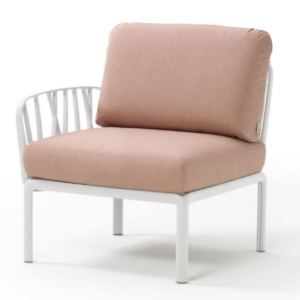 SILLÓN KOMODO ESQUINA IZQ COLOR ROSA CUARZO