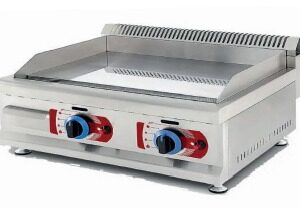 PLANCHA A GAS 16MM CROMO DURO 800x520x340 MM  REF1557
