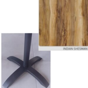 MESA ROMA 4 COLOR NEGRO TAB WERS 80X80 INDIAN SHESMAN