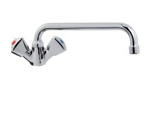 GRIFO 2 AGUAS DOBLE MANDO CAÑO EXTRA BAJO IDG03014