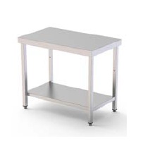 MESA INOX S/PETO C/ESTANTE 160*60*85 TLG166