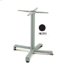 BASE ALUMINIO FIJA NEGRO 2919N
