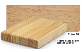 TABLERO MADERA MACIZA PINO 30 MM COLOR 01 120X80