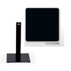 MESA PICASSO EXP NEG 60x40 TAB COMPACT 70x70 COLOR NEGRO
