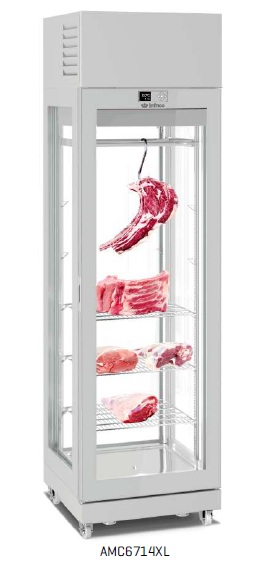 ARMARIO EXPOSITOR DE CARNE AMC6714XL SILVER 650x650x230MM