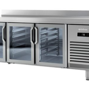 MESA REFRIGERADA C/ PUERTAS DE CRISTAL BMPP 2500 CR