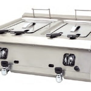 FREIDORA A GAS SOBREMESA 10+10LT  700x630x300MM