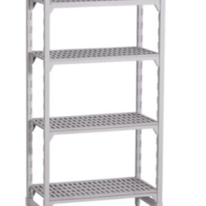 ESTANTERÍAS PIE INOX- POLIPROP LINEAL 1790x400x1800MM KIT00137 5 NIV