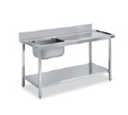 MESA PRELAVADO C EST CUBA IZQ. 700x750x850MM FPMEC07I