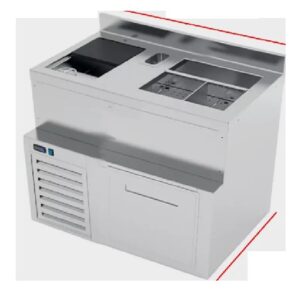 MUEBLE COCTELERO RESERVA FRÍA CUBA IZQ IDNF6112D 1200x700x900MM
