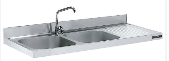 FREGADERO 2 CUBA ESC DER 1800x600MM L186542D
